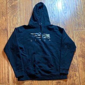 Sitka mens XL Black Hoodie for Men
